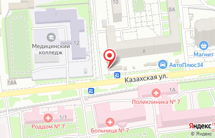 Магазин медицинской одежды в Волгограде на карте