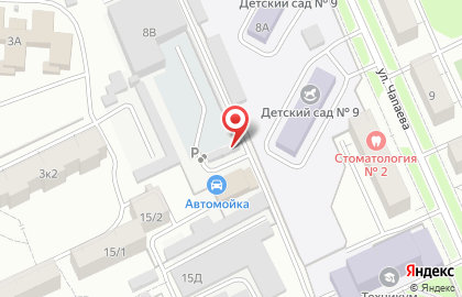 Автостоянка в Чебоксарах на карте