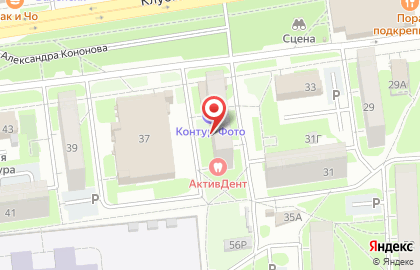 Автошкола РиМ на Клубной на карте