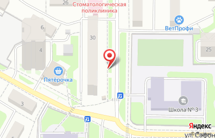София на Октябрьской улице на карте