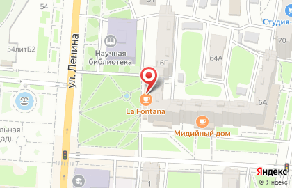 Ресторан La Fontana в Центральном районе на карте