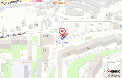 АЗС, ООО Мегатек на улице Карбышева на карте