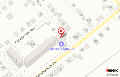 Квадратный метр на Васильевской улице на карте