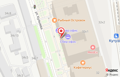 Лаборатория цветочной моды О2studio на Кутузовском проспекте на карте
