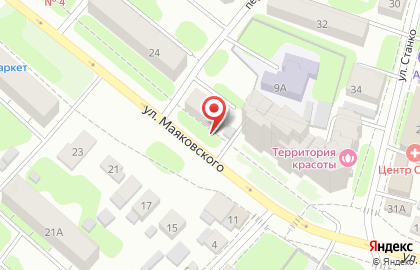 Торгово-сервисная компания РМ Маркет на улице Маяковского на карте