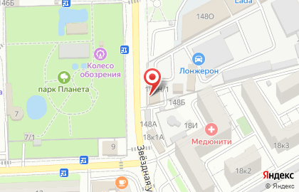 Автомойка у Планеты на карте