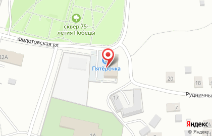 Супермаркет Пятёрочка в Москве на карте