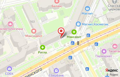 Магазин Южный в Нижегородском районе на карте