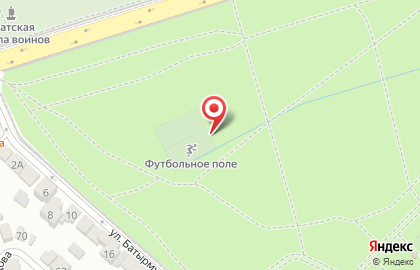 Компания по аренде футбольных полей в Советском районе на карте