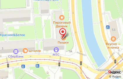 Кафе Пышки в Санкт-Петербурге на карте
