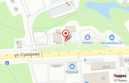 У Вероники на улице Суворова на карте