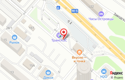 ЗАО ТрансАЗС на Подмосковной улице на карте