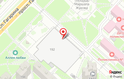 Пиццерия Ricca на проспекте Гагарина на карте