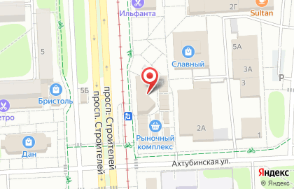 Микрофинансовая компания Срочноденьги на проспекте Строителей в Нижнекамске на карте