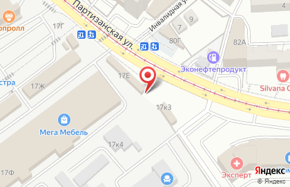 Салон памятников Вечность в Железнодорожном районе на карте