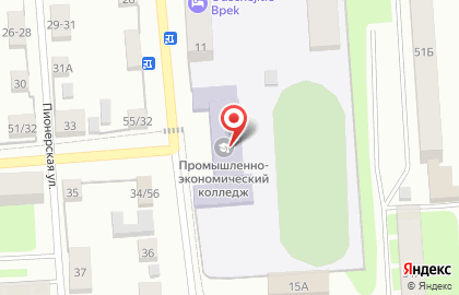 Представительство в Бежетске Университета Синергия на карте