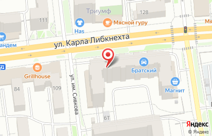 Торгово-монтажная компания Атлант на улице Карла Либкнехта на карте