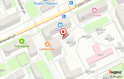Магазин одежды в Москве на карте