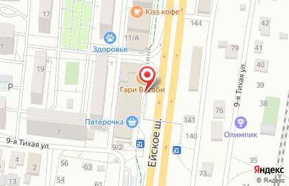 Магазин Беккер в Прикубанском районе на карте