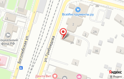 Салон красоты Малина на улице Грибоедова на карте