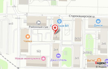 Военный комиссариат Царицынского района Южного административного округа г. Москвы на карте