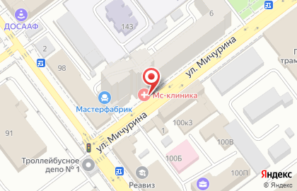 Автошкола Движение на улице Мичурина на карте
