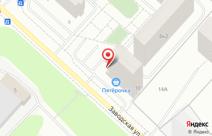 Парикмахерская Золотые ножницы на Заводской улице на карте