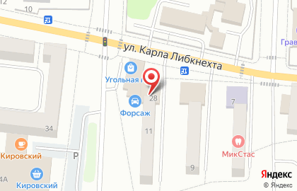 Автомагазин Автотрек на карте