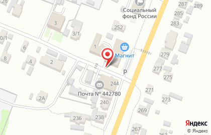 ОАО Банкомат, Поволжский банк Сбербанка России на Центральной улице на карте
