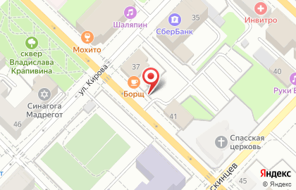 Кафе Шаурма на улице Ленина на карте