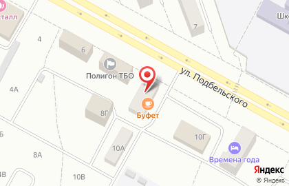 Строительная компания Цитадель на Улице Подбельского на карте