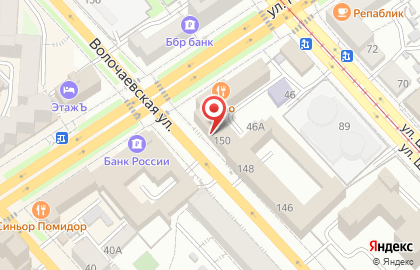 Коммерческий банк Восточный в Центральном районе на карте