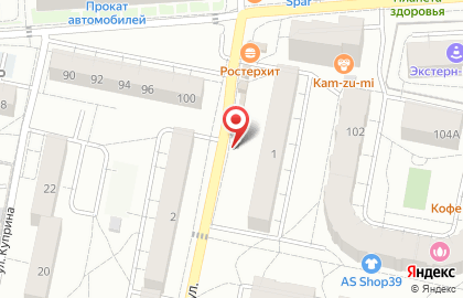 Киоск по продаже хлебобулочных изделий Майбах хлеб в Ленинградском районе на карте