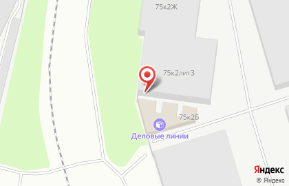 Транспортно-экспедиторская компания Деловые Линии на метро Ленинский проспект на карте