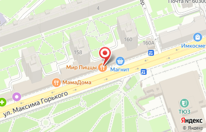 Зоомагазин ЗооОптТорг на улице Максима Горького на карте