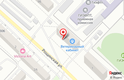 ЗАО УралСиб на Рощинской улице на карте