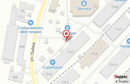 Компания Альянсстройторг на улице Пойма на карте