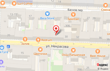 Кафе на Чернышевской на карте