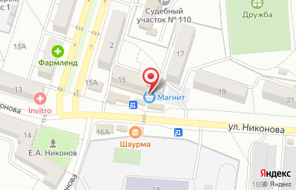 Банкомат СберБанк на улице Никонова, 15 на карте