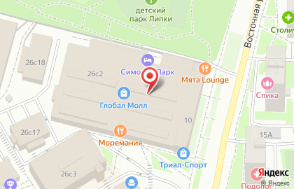 Туристическое агентство Слетать.ру на улице Ленинская Слобода на карте