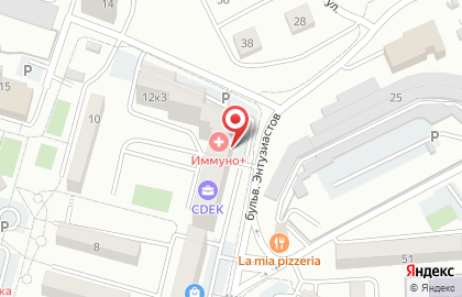 Аптека Фарм-Находка на бульваре Энтузиастов на карте