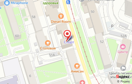 Кафе-столовая Время Есть в Свердловском районе на карте