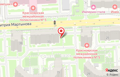 Сеть по ремонту и продаже подержанной цифровой техники Рукастый Джонни на улице Дмитрия Мартынова на карте