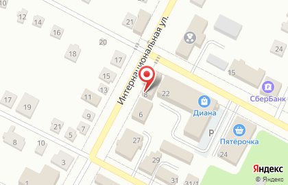 Мебельная компания на Интернациональной улице на карте