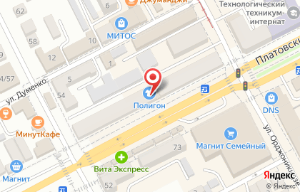 Магазин Мир шитья в Ростове-на-Дону на карте