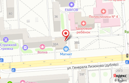 Магазин детских товаров Аистенок на улице Генерала Лизюкова на карте