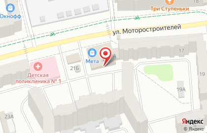 ООО АТИС на улице Моторостроителей на карте