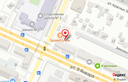 Парикмахерская Стрижка Shop в Коминтерновском районе на карте