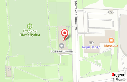 Школа танцев Креатив на Дубковском шоссе в Сестрорецке на карте