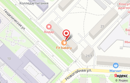 Салон-парикмахерская Антураж на Геодезической улице на карте
